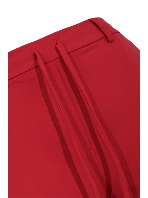 Pantalone jogger MMLAGORAIO in tessuto stretch Rosso scuro MM Max Mara | 2616781067600003